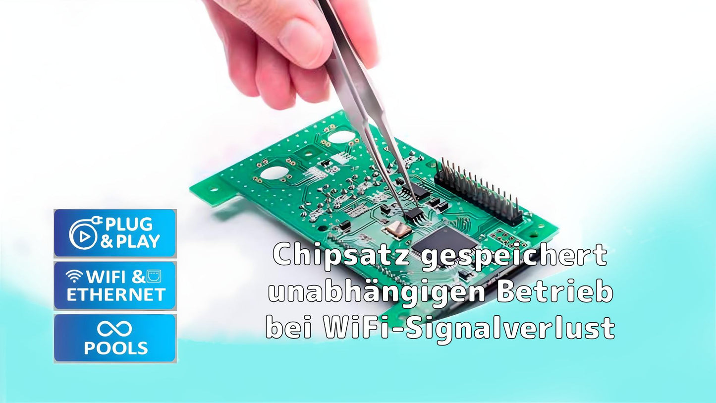 Zusatzstecker an CONNECT PRO Mess- und Steuerbox (max. 4 Stecker) zur Steuerung von UV-Lampe, Beleuchtung, Dosierpumpe, Salzelektrolyse .....
