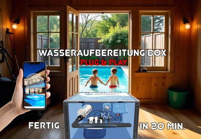 Chlorgenerator HS vormontiert in Box mit pH/RX-Kontrolle - model 2025 (WiFi ausfallsicher)