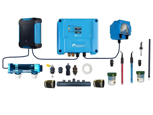 Chlorgenerator Titan (SQ) mit pH- und Chlorregelung - Selbstbausatz für Becken bis 210m³
