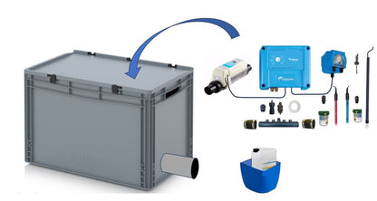 Chlorgenerator HS vormontiert in Box mit pH/RX-Kontrolle - model 2025 (WiFi ausfallsicher)